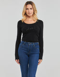 LS CN BRYANNA TEE - STRETCH JERSEY 180 SOLID W2YI49J1300 JBLK