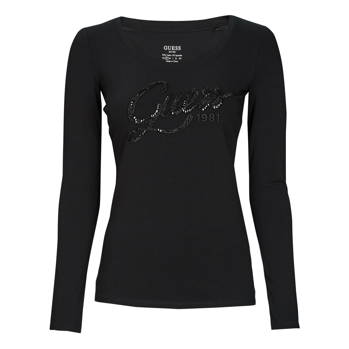 LS CN BRYANNA TEE - STRETCH JERSEY 180 SOLID W2YI49J1300 JBLK