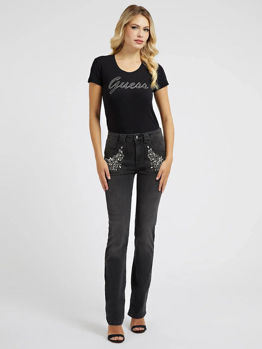 RN ADRIANA TEE - MID ORGANIC STRETCH JERSEY 180 W3RI50J1314 JBLK