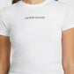 GJ SS CN SLIM LOGO PRINT TEE J1314 G011