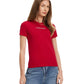 GJ SS CN SLIM LOGO PRINT TEE J1314 G585