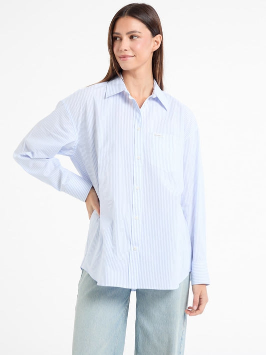 GJ LS OVERSIZE POCKETS SHIRT WGZ11 FB9A