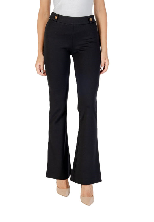 MAELICE BUTTONS FLARE PANT IKCMU2 JBLK