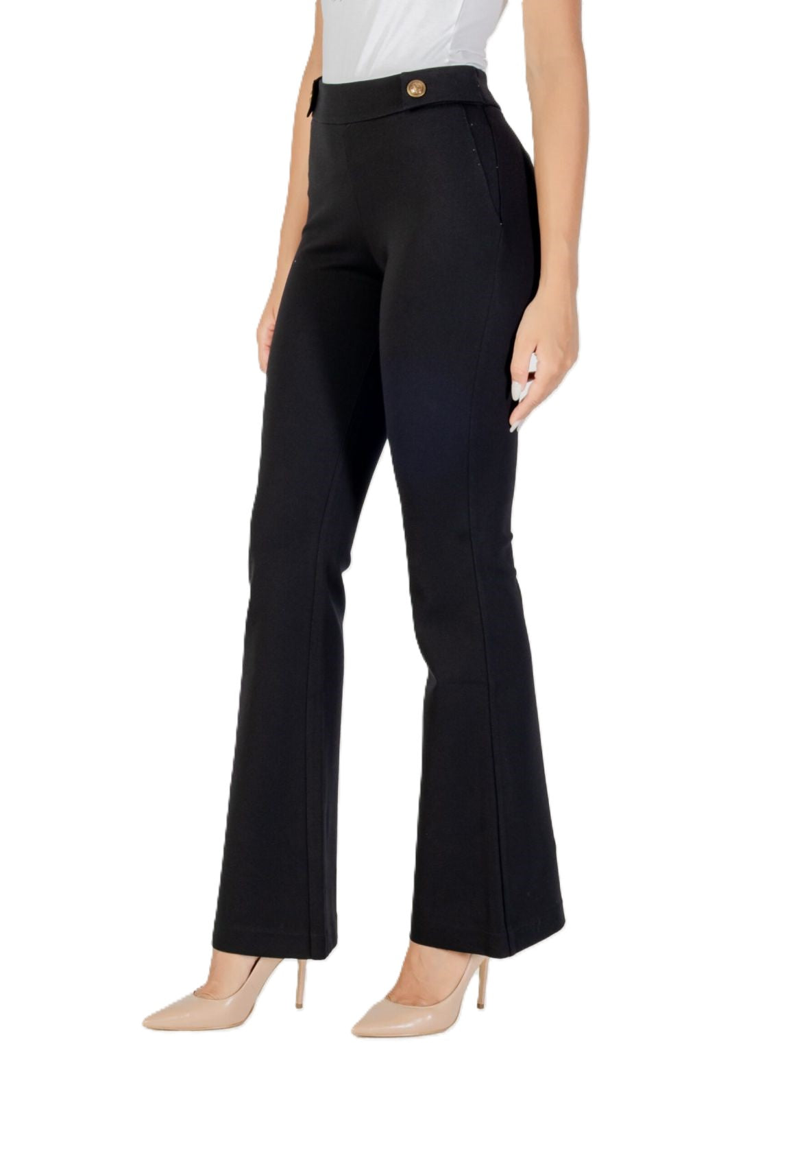 MAELICE BUTTONS FLARE PANT IKCMU2 JBLK