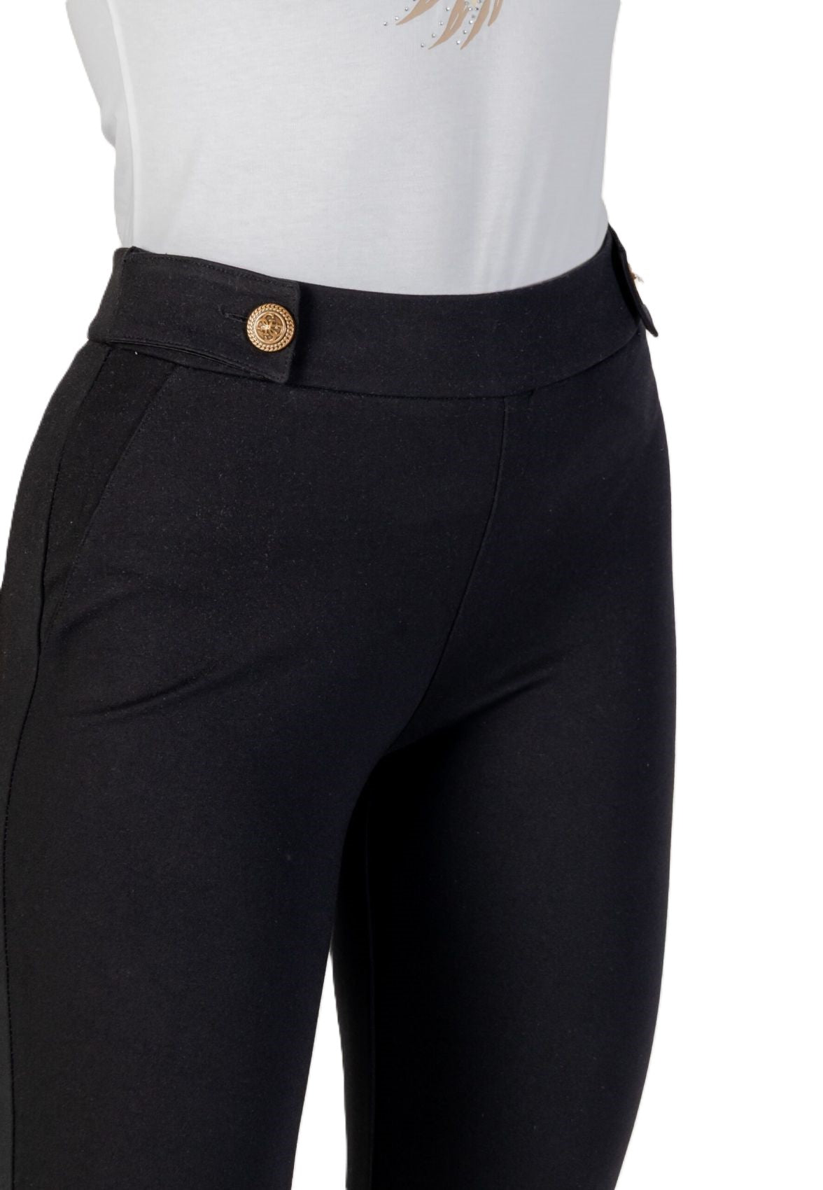 MAELICE BUTTONS FLARE PANT IKCMU2 JBLK