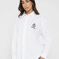 GJ LS OS  SHIRT WITH EMBRO WHFK1 G011