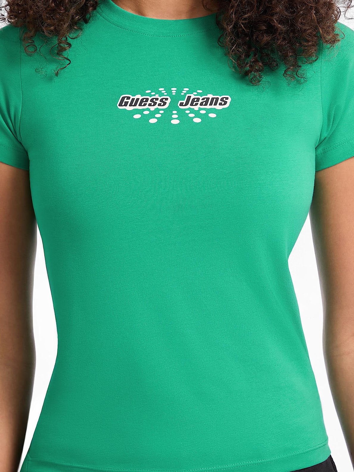 GJ SS CN SLIM ROUNDED LOGO TEE J1314 A899
