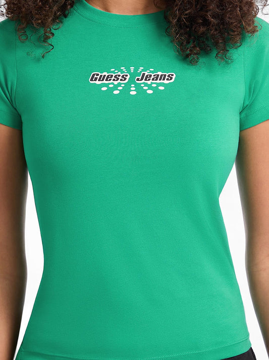GJ SS CN SLIM ROUNDED LOGO TEE J1314 A899