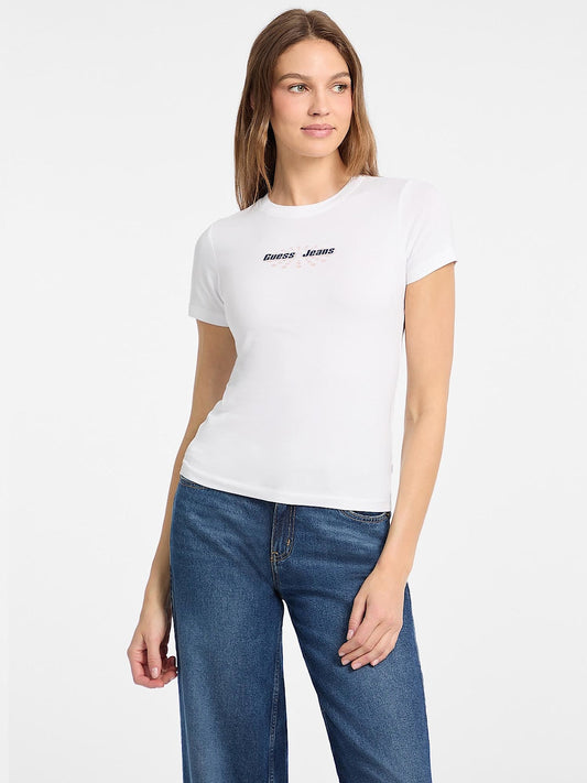 GJ SS CN SLIM ROUNDED LOGO TEE J1314 G011