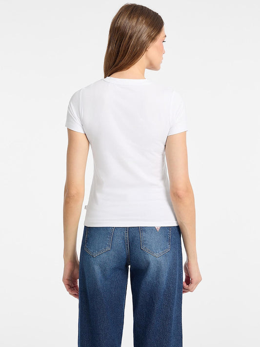 GJ SS CN SLIM ROUNDED LOGO TEE J1314 G011