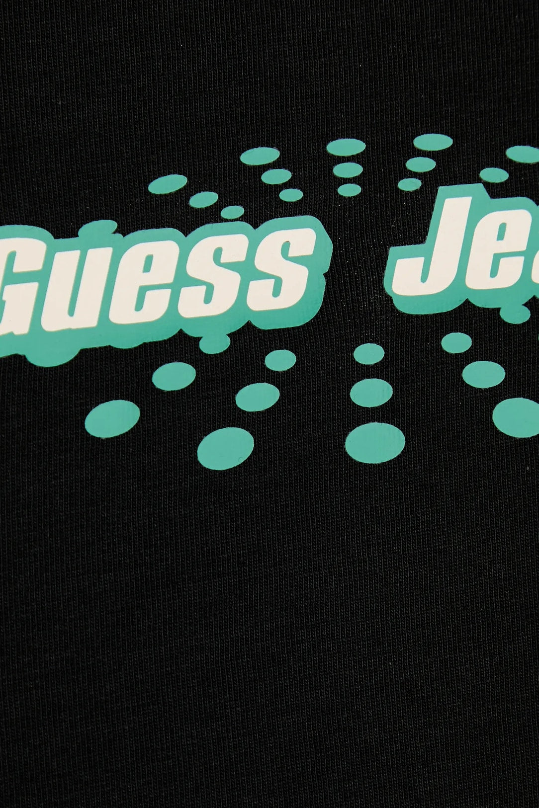 GJ SS CN SLIM ROUNDED LOGO TEE J1314 JBLK