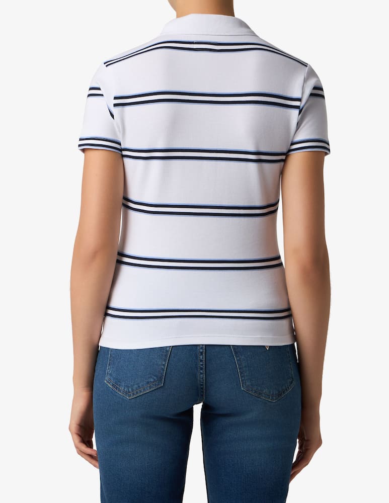 GJ SS SLIM STRIPE POLO KCYR1 S0A8