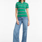 GJ SS SLIM STRIPE POLO KCYR1 S83J