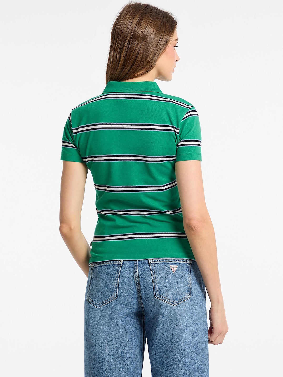 GJ SS SLIM STRIPE POLO KCYR1 S83J
