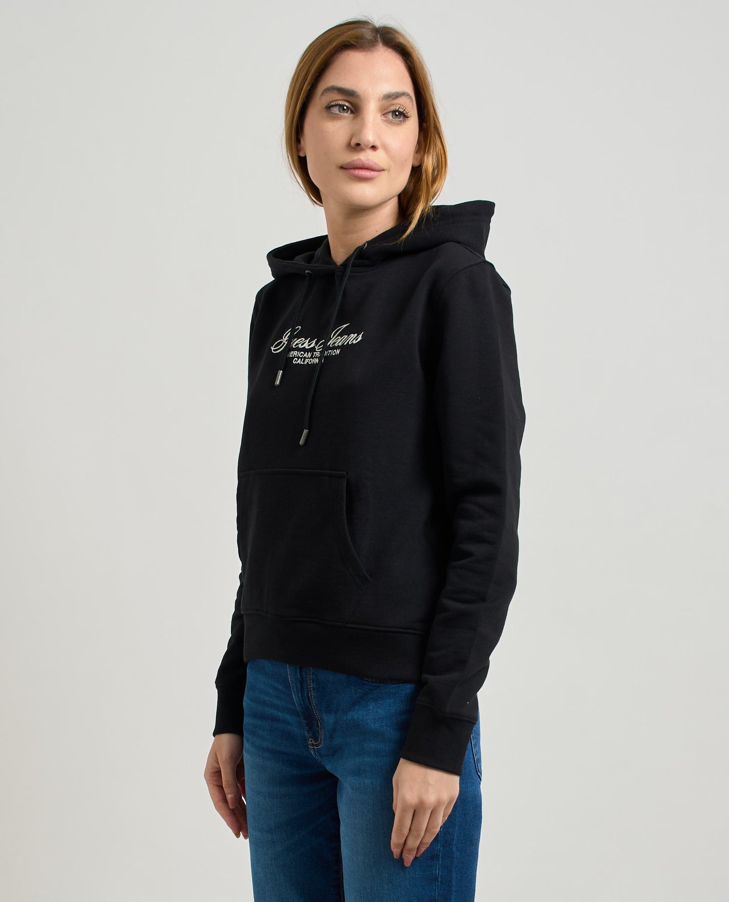 GJ HOOD REG SCRIPT SWEAT K68I4 JBLK