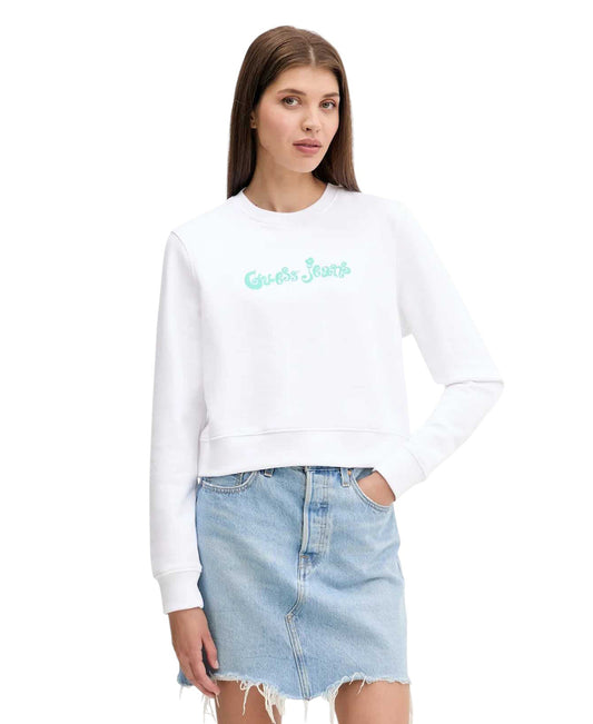 GJ CN CROPPED FLOWER SWEAT K68I4 G011