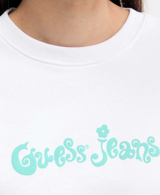 GJ CN CROPPED FLOWER SWEAT K68I4 G011
