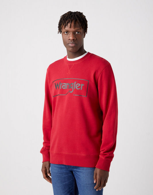 Wrangler FRAME LOGO CREW 2HAX47