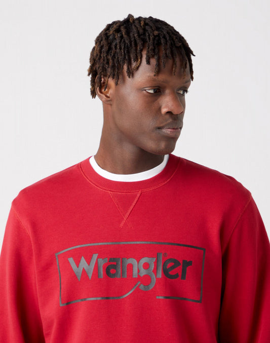 Wrangler FRAME LOGO CREW 2HAX47