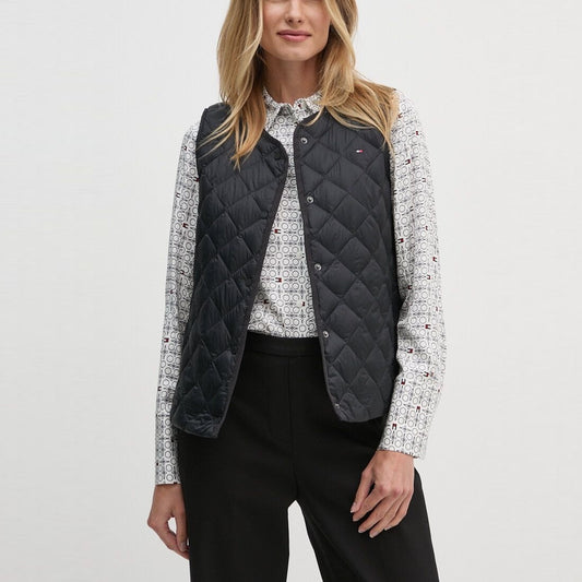 LW DOWN QUILTED COLLARLESS VEST 235400