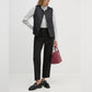 LW DOWN QUILTED COLLARLESS VEST 235400