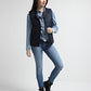 LW DOWN QUILTED COLLARLESS VEST 235401