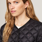 LW DOWN QUILTED COLLARLESS JKT 235403
