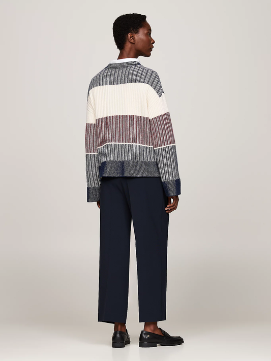 GLOBAL STP ALL OVER SWEATER 235408
