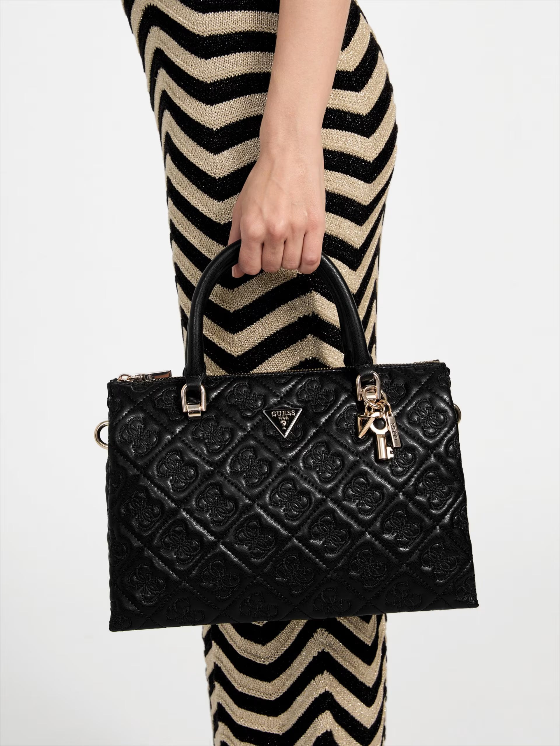 ADELASIA MULTI COMP SATCHEL BLA - LUX54
