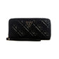 ADELASIA SLG LARGE ZIP AROUND BLA - LUX54