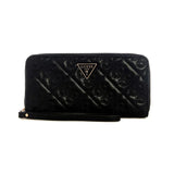 ADELASIA SLG LARGE ZIP AROUND BLA - LUX54