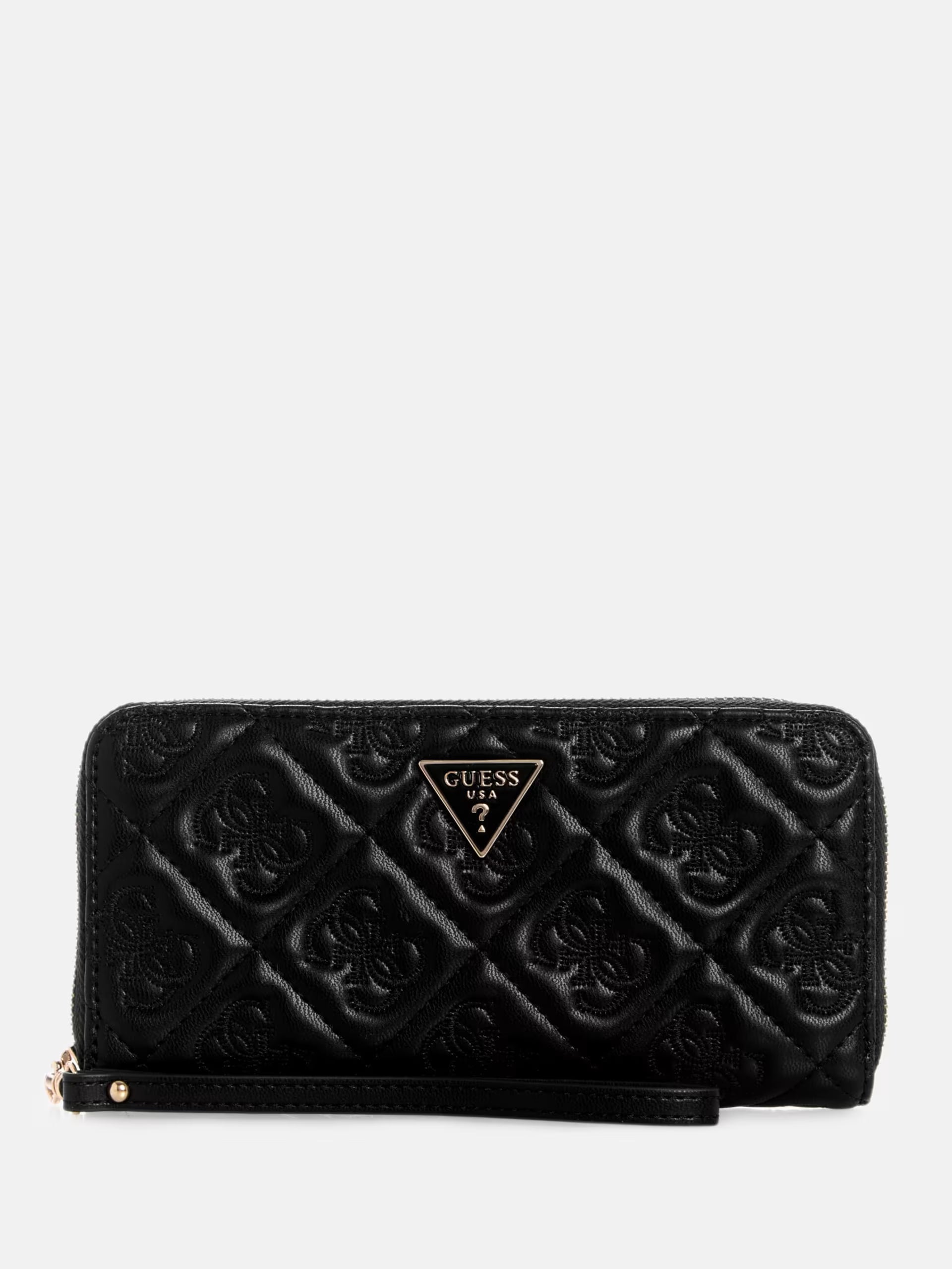 ADELASIA SLG LARGE ZIP AROUND BLA - LUX54
