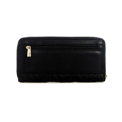 ADELASIA SLG LARGE ZIP AROUND BLA - LUX54