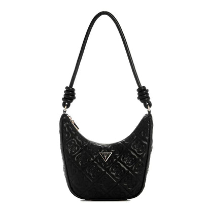 ADELASIA TOP ZIP SHOULDER BAG BLA - LUX54