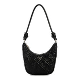 ADELASIA TOP ZIP SHOULDER BAG BLA - LUX54