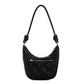 ADELASIA TOP ZIP SHOULDER BAG BLA - LUX54