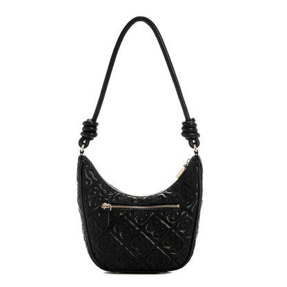 ADELASIA TOP ZIP SHOULDER BAG BLA - LUX54