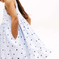 B AOP SEERSUCKER DRESS SLVLS 39258 - LUX54