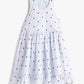 B AOP SEERSUCKER DRESS SLVLS 39258 - LUX54