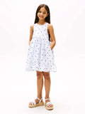 B AOP SEERSUCKER DRESS SLVLS 39258 - LUX54