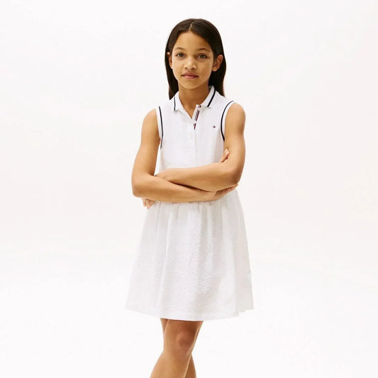 B BRODERIE ANGLAISE POLO SLVLS 39249 - LUX54