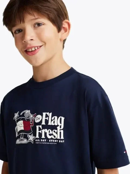 B FLAG FUN TEE SS 35977 - LUX54