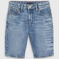 B SKATER SHORT DENIM BLEACH 213162 - LUX54