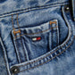 B SKATER SHORT DENIM BLEACH 213162 - LUX54