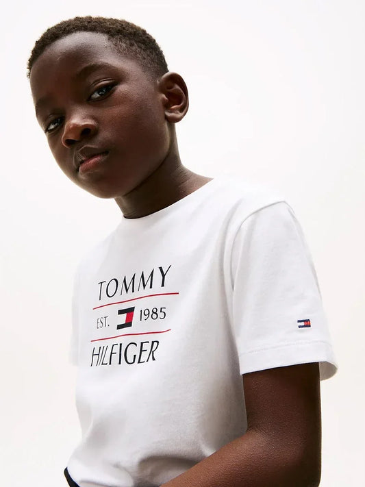 B TOMMY FLAG HILFIGER REG TEE SS 38403 - LUX54