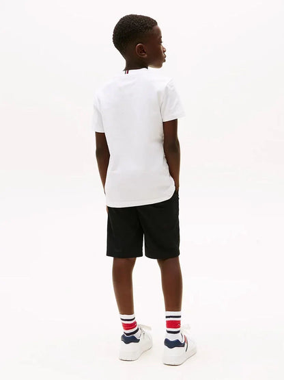 B TOMMY FLAG HILFIGER REG TEE SS 38403 - LUX54