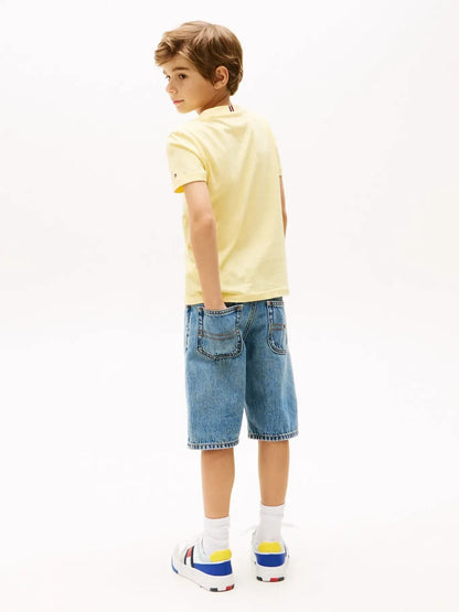 B TOMMY FLAG HILFIGER REG TEE SS 38406 - LUX54