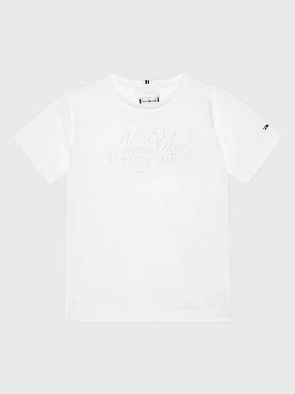 B TOMMY NY SCRIPT TEE S/S 212362 - LUX54