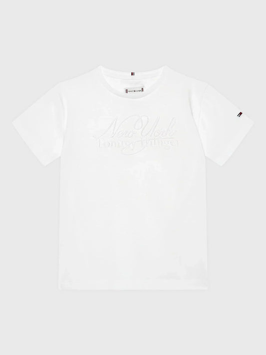 B TOMMY NY SCRIPT TEE S/S 212362 - LUX54