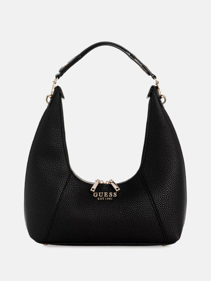 CALISTA TOP ZIP SHOULDER BAG BLA - LUX54